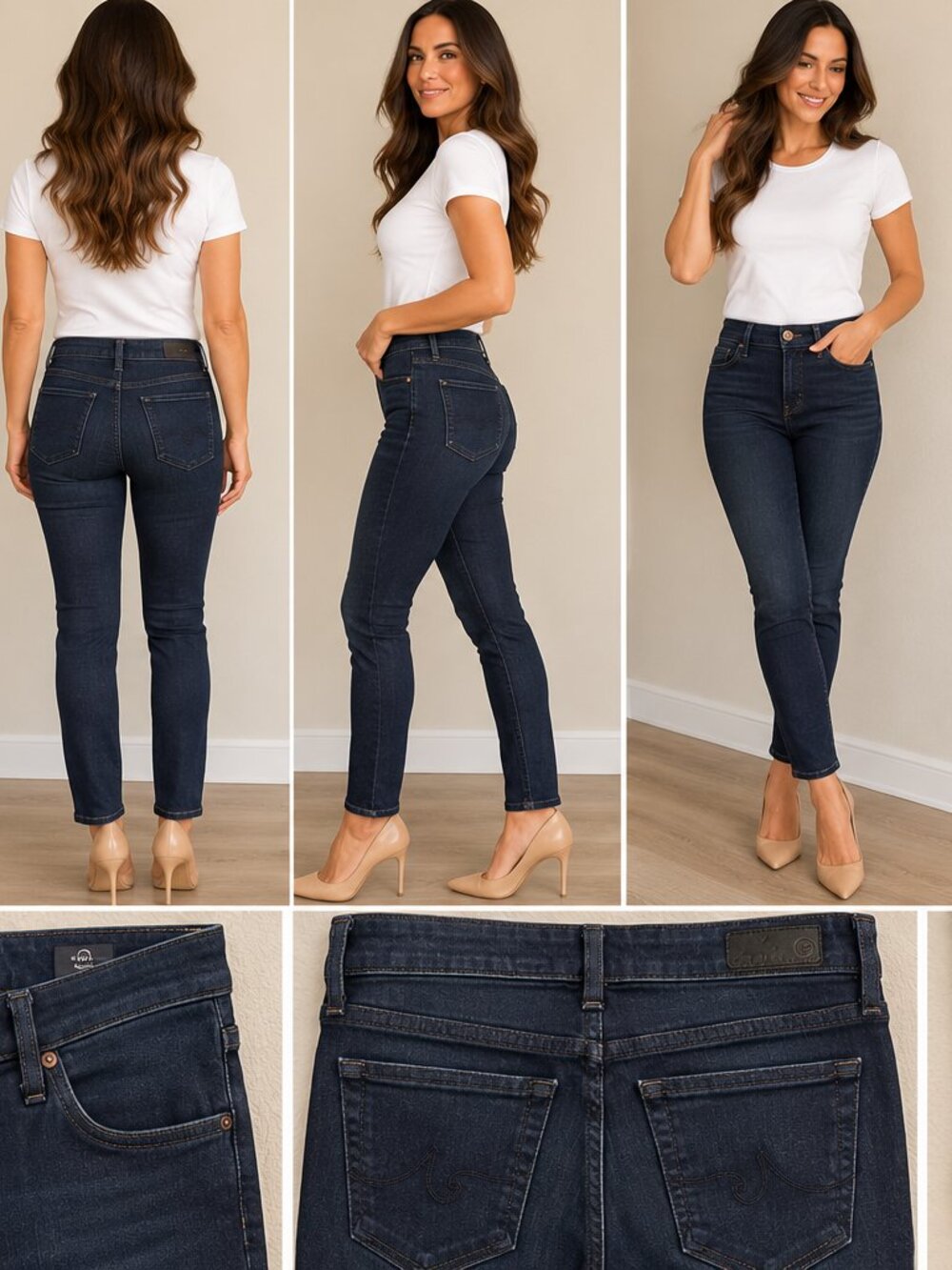 AG Adriano Goldschmied The Legging Super Skinny Jeans - Size 27R